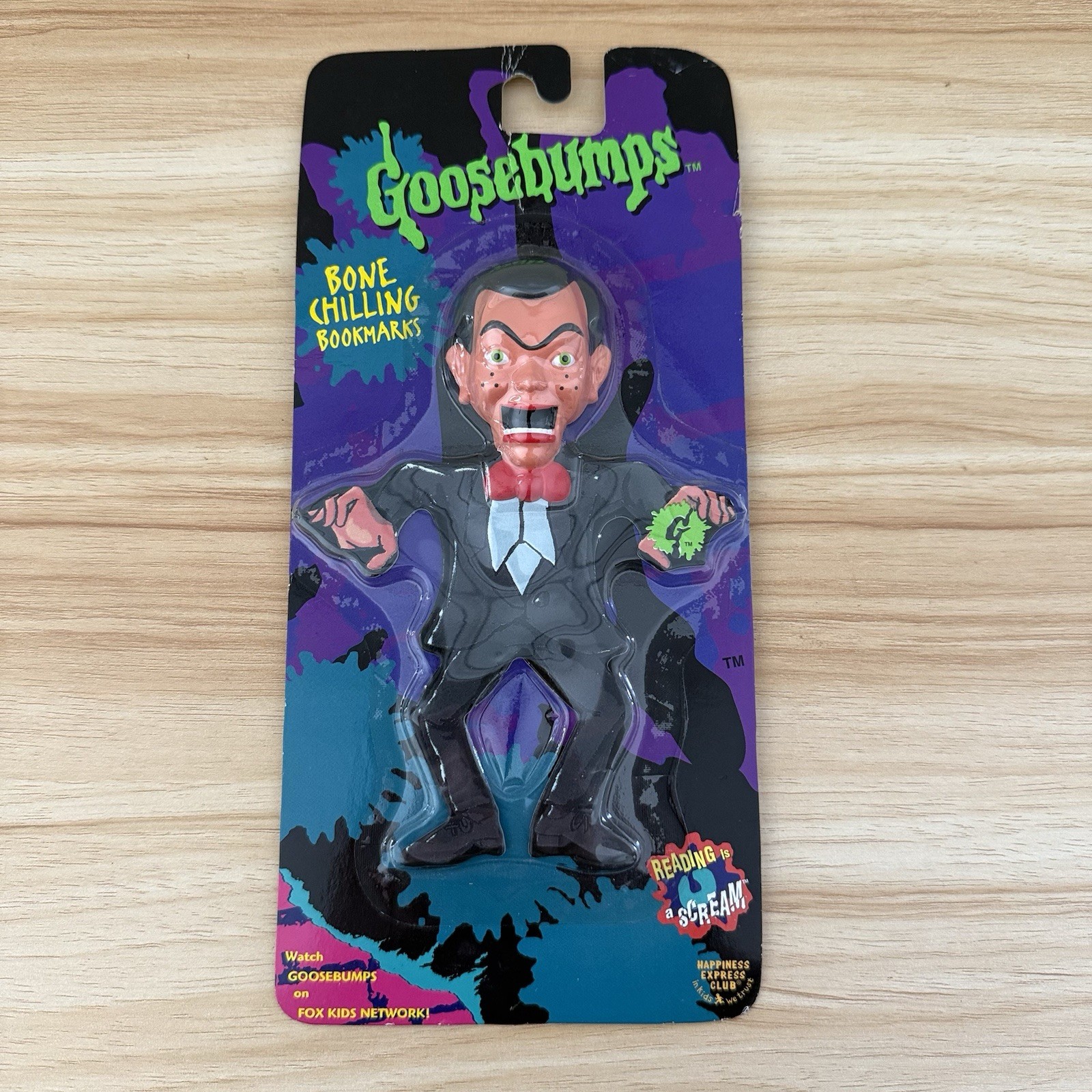 1996 Goosebumps Slappy Bone Chilling Bookmark Happiness Express Rare NIB