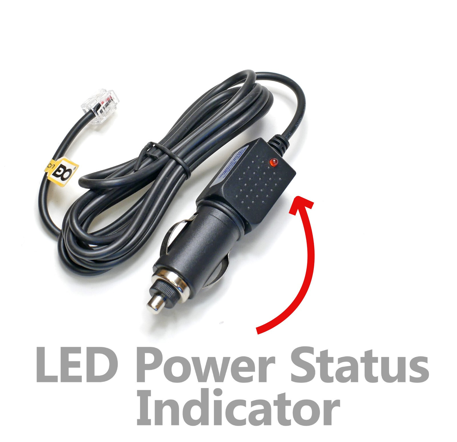 12V Car Power Cord for Valentine One V1 Gen 2 Radar Laser Detector RJ11 6.5 Ft