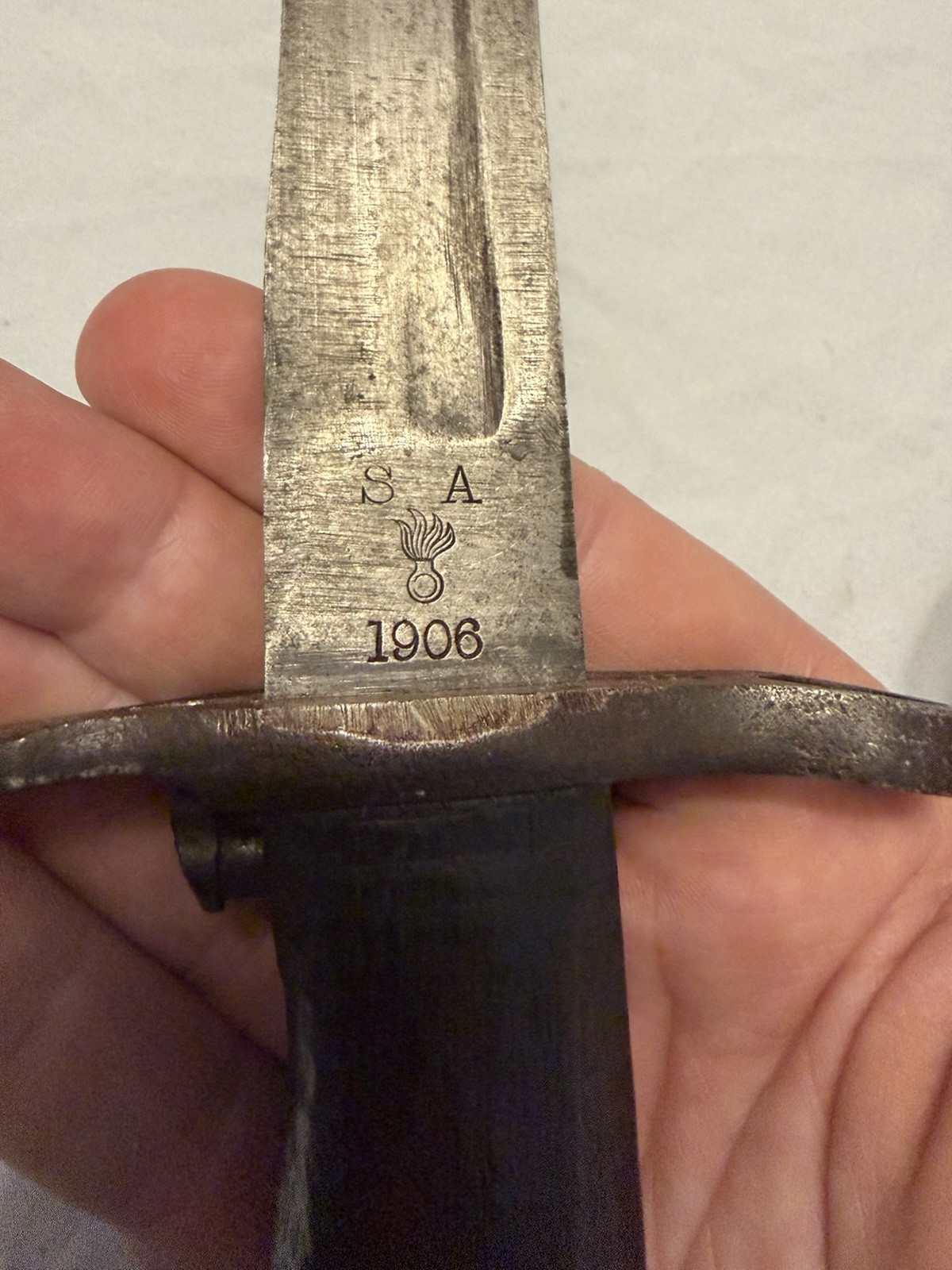 Original WWI WW1 US 1906 Springfield Armory Bayonet & Scabbard