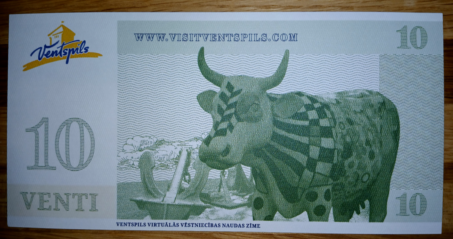 Venti 2011 banknotes Ventspils Latvia 6 pcs in lot