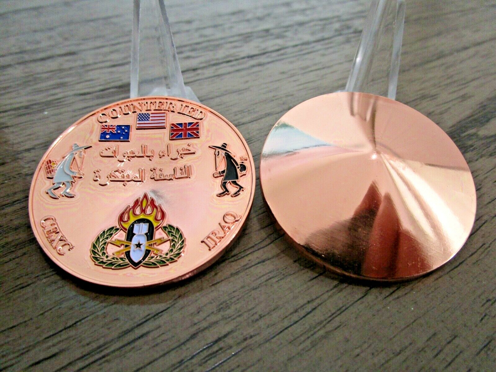 CEXC Counter IED EOD Task Force Combine Explosive Cell Spy vs Spy Challenge Coin