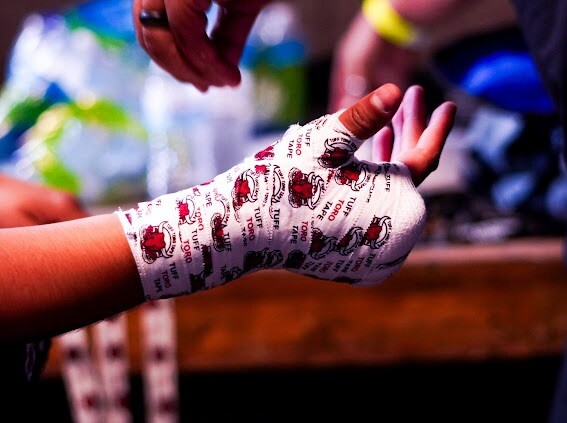 Tuff Toro Tape 12 rolls Athletic Tape 1 in X 15 Yards Boxing, MMA, Kickboxing