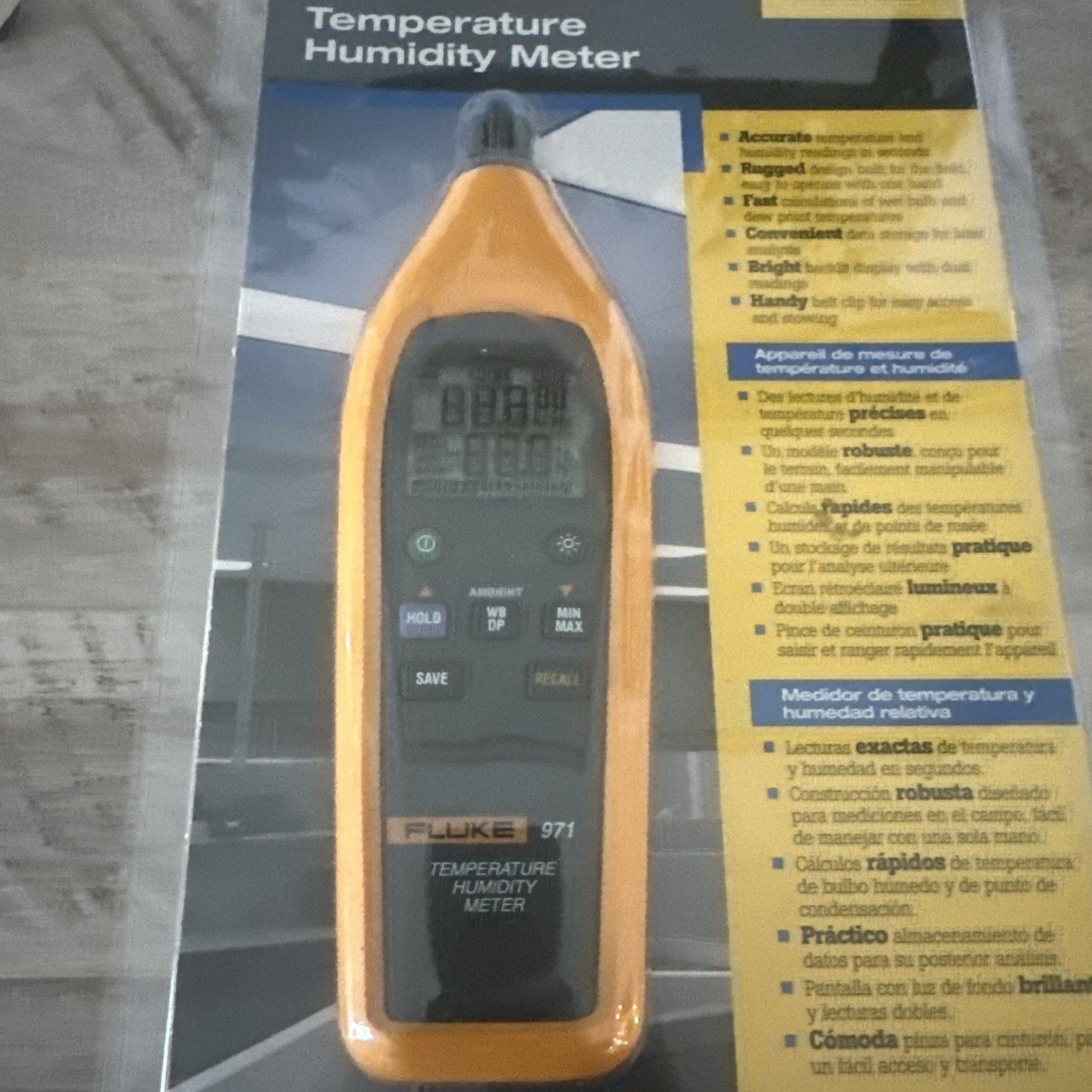 FLUKE 971 Temperature Humidity Meter
