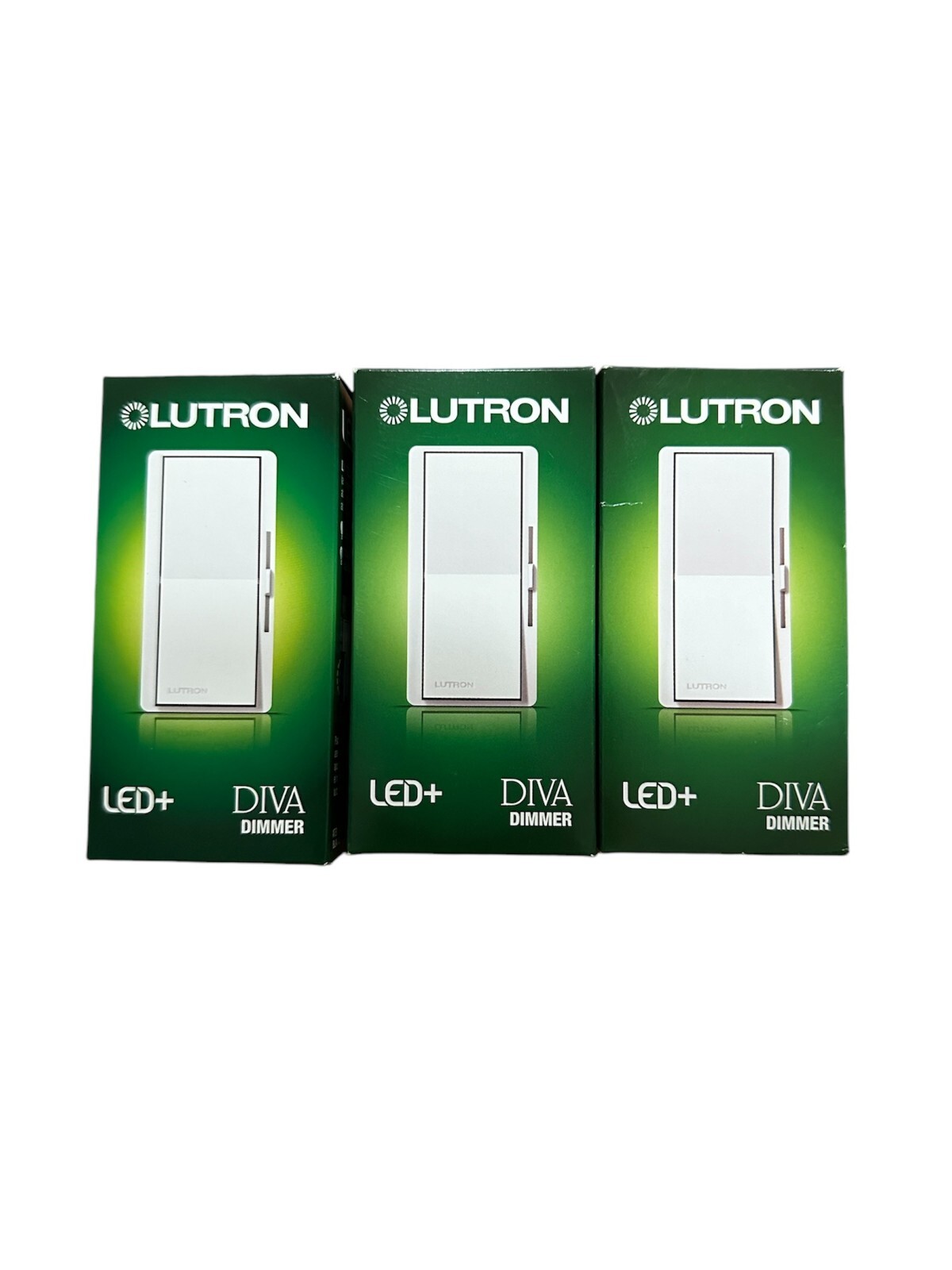 NEW Lutron Diva 150 Watt White Slide Dimmers (DVCL-153P-WH Multiple Pack Options