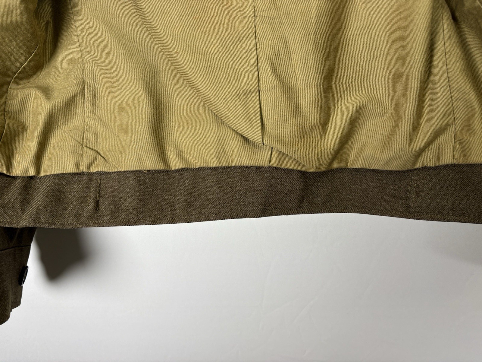 Named WWII 1944 Dated US Army Wool Ike Jacket 36S Original Manly Coats