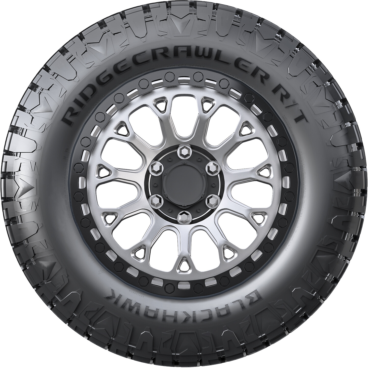 4 Tires Blackhawk Ridgecrawler R/T LT 37X12.50R17 Load D 8 Ply RT Rugged Terrain