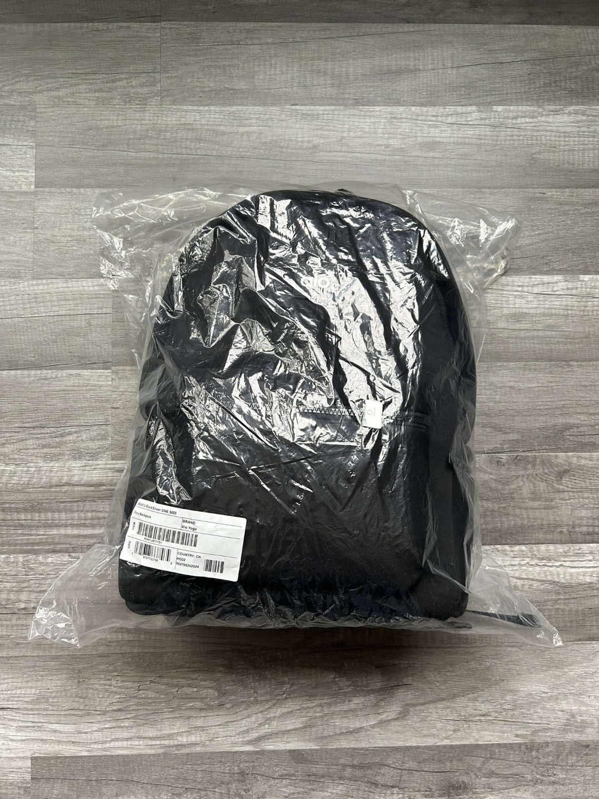 Alo Yoga Stow Backpack Black Neoprene with Detachable Pouch 17.6L