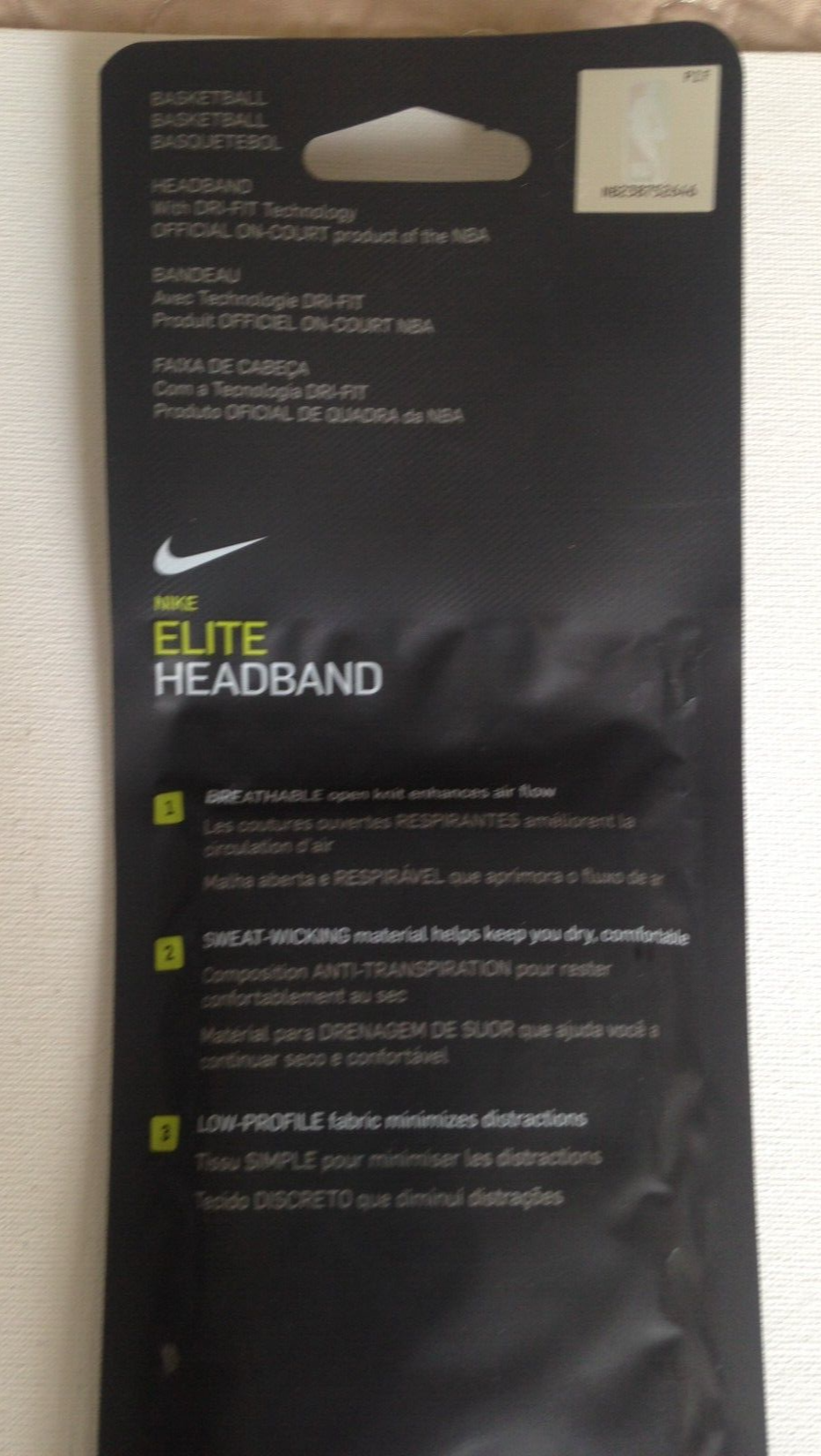 Nike Basketball NBA Purple Headband Elite Headbands CT3649-528