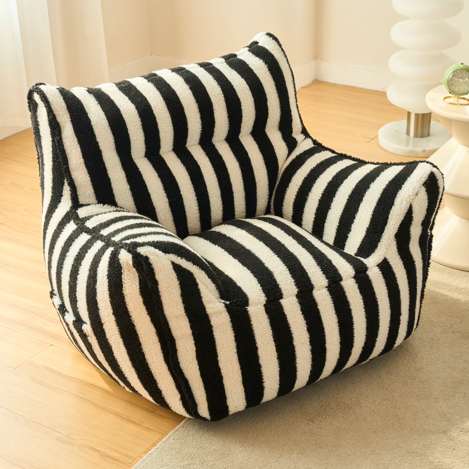 Bean Bag Chair for Adults Oversized Beanbag Lounge Lazy Floor Sofa with Armrest