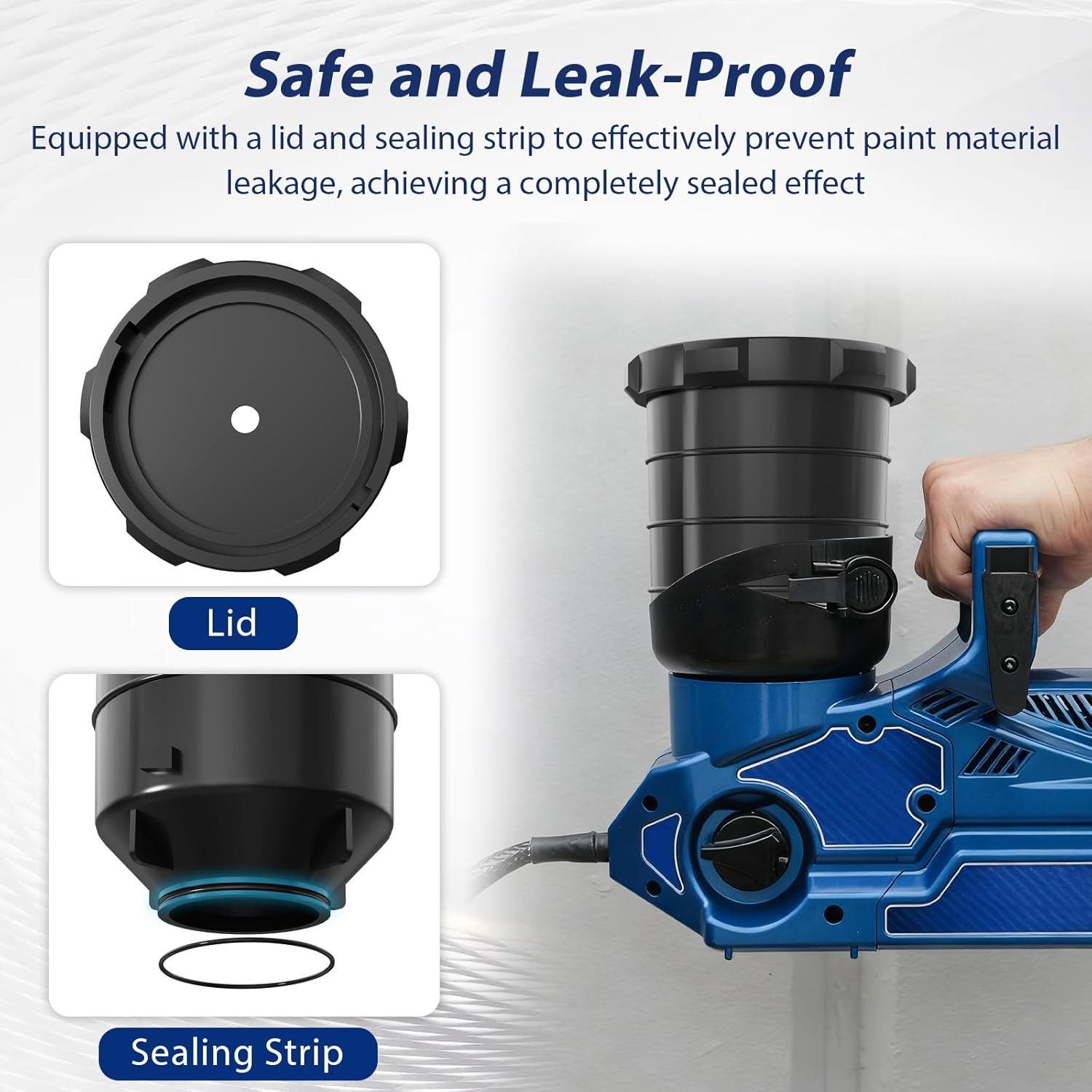 64 oz. / 2qt. cup & lid For Graco Ultra Quickshot Airless Sprayer 18H078 USA