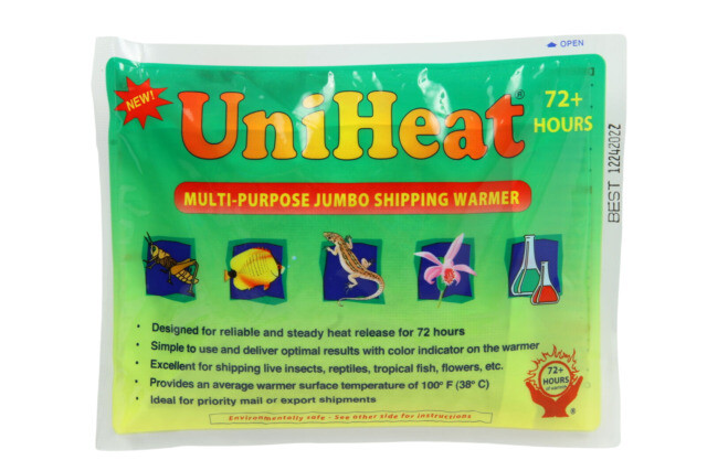 (50 Pack) FRESH! UniHeat 72+ Hour Shipping Warmer Heat Pack Uni Hr Plants Pets