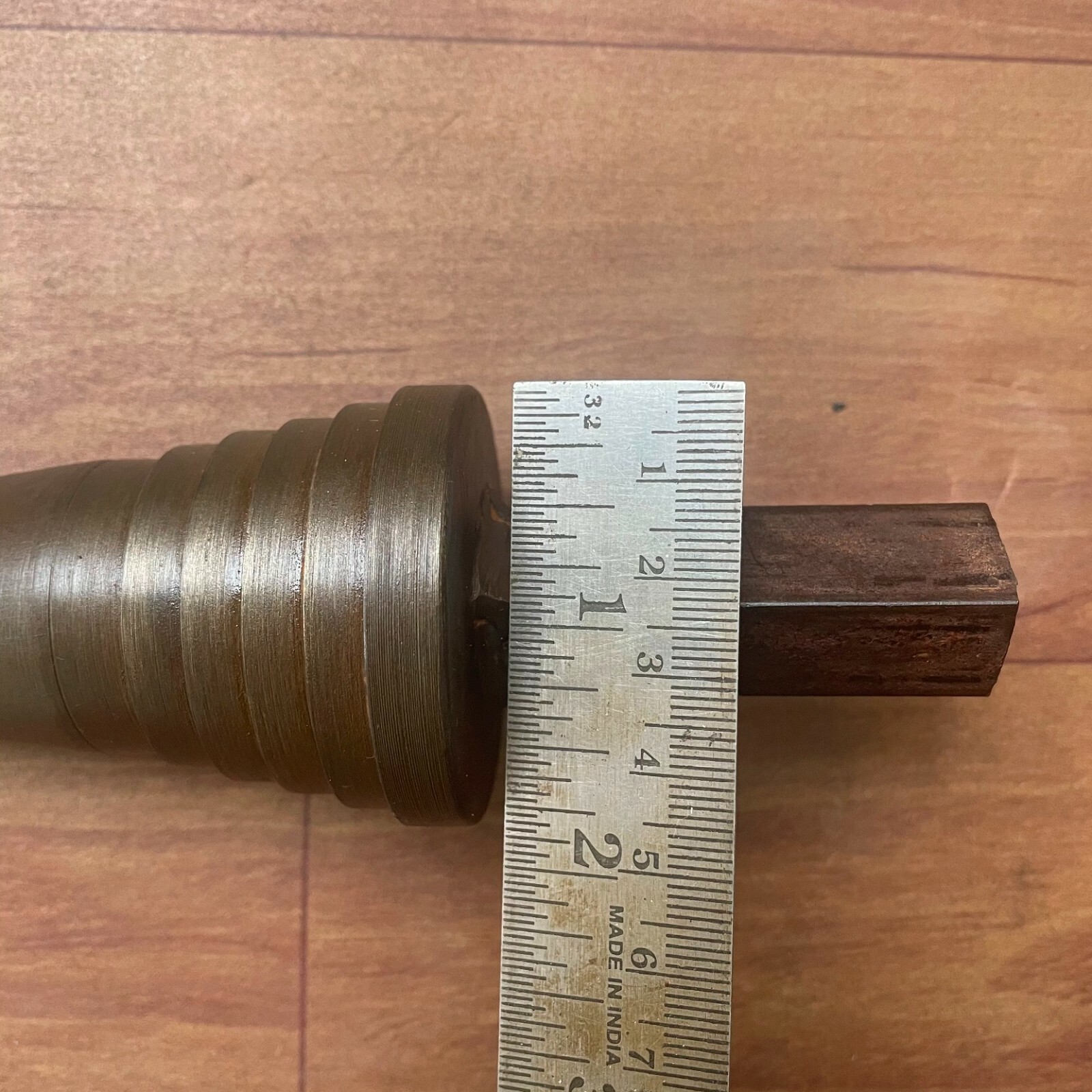 Vintage Silversmith blacksmith hardy Stepped cone Hard steel anvil 32.59 oz