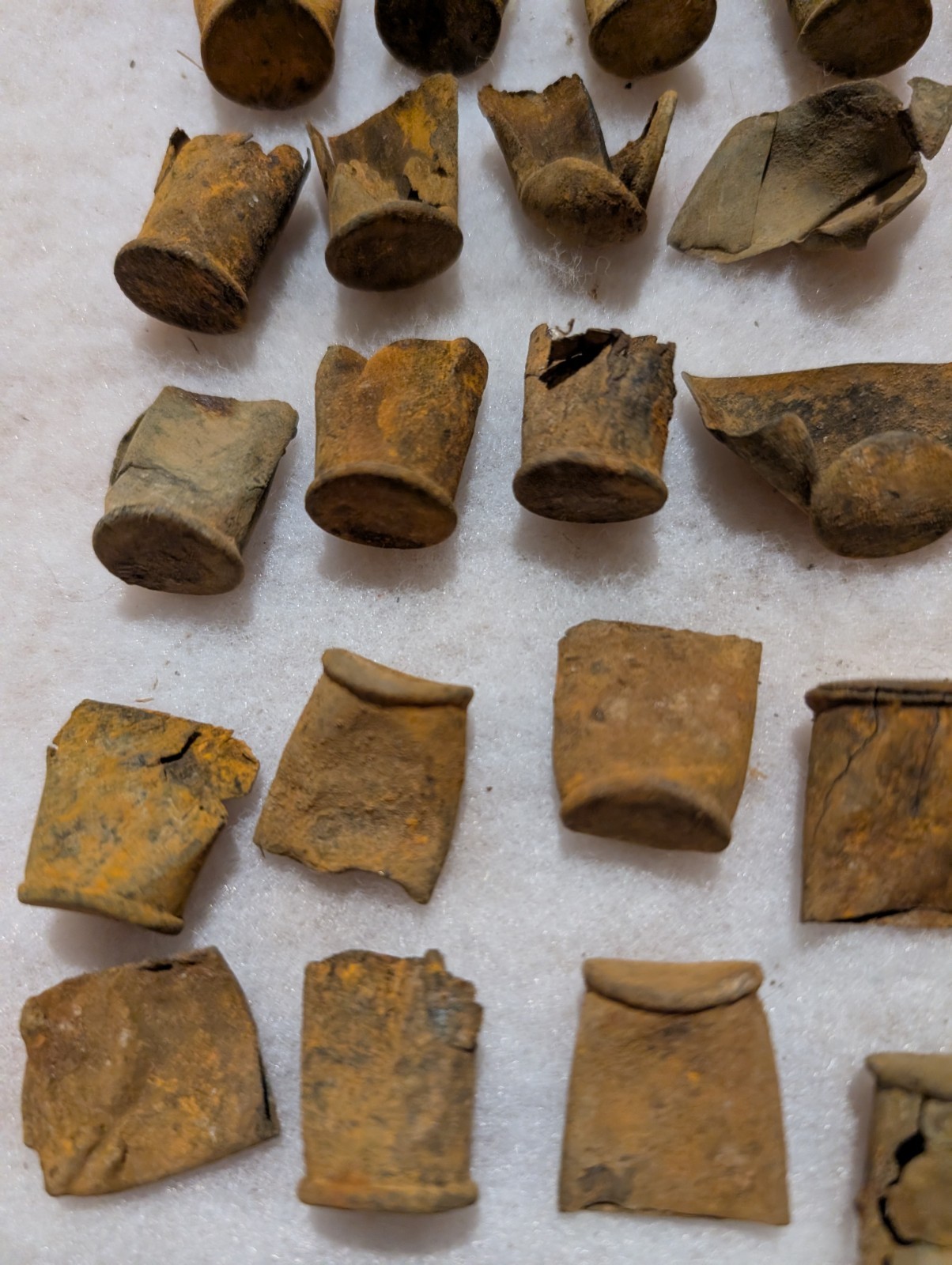 Civil War Bullets, Spencer Hulls Spent. Dug In Waterloo Al 30pc
