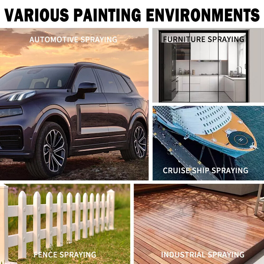 50pcs PPS CUPS Disposable Paint Spray Gun Cup Liners and Lid System 600ML 20oz