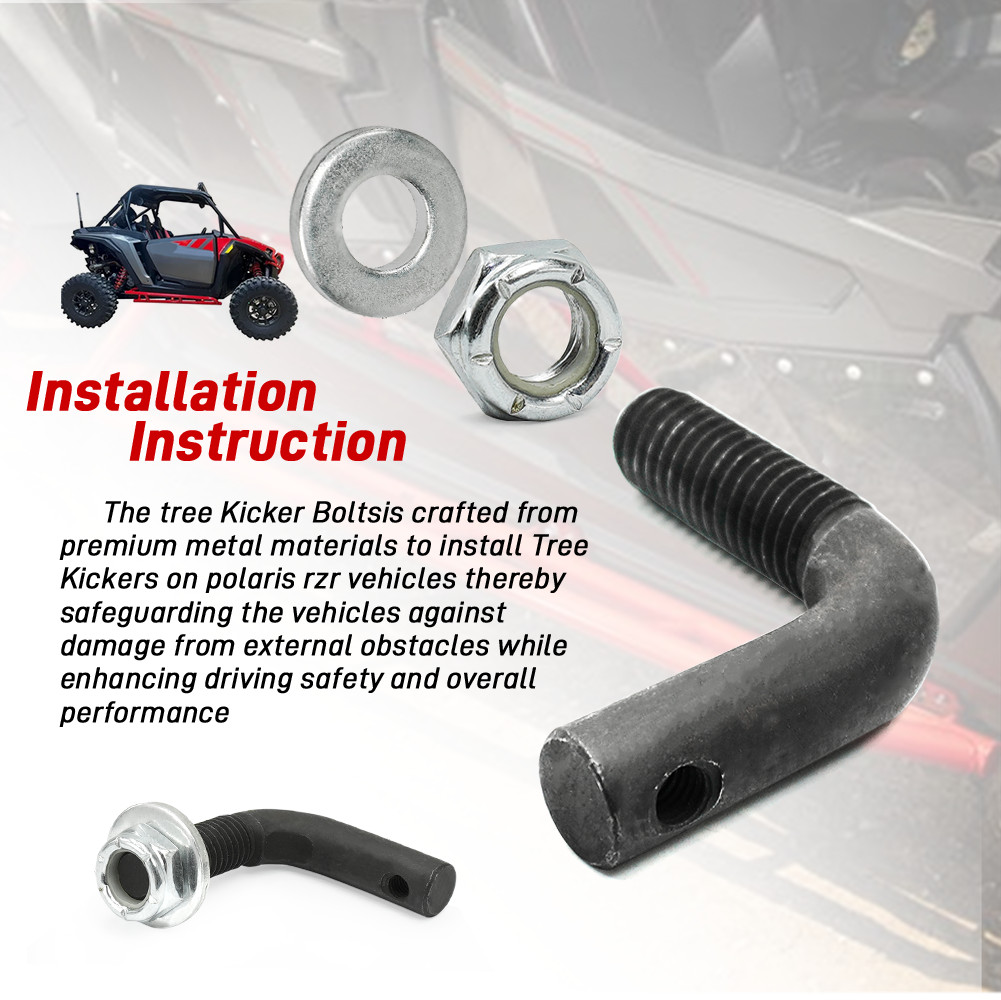 Tree Kicker Mounting Hardware Kit for Polaris RZR 4 900 RZR Turbo RZR XP 4 1000