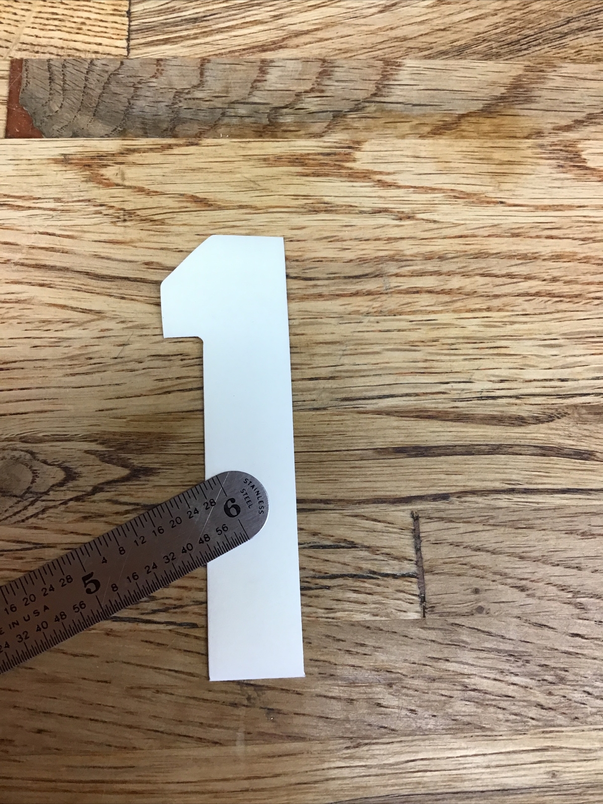 Firefighter / EMT Turnout Coat Reflective Iron-On Number   “1” Lime Green D-6