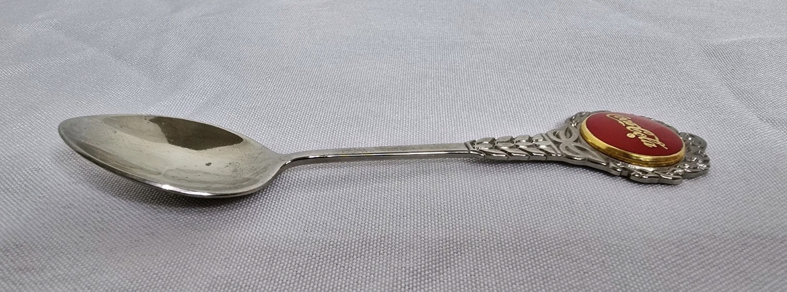 Vintage Coca-Cola Souvenir Spoon Collectible Coke Advertising Flatware