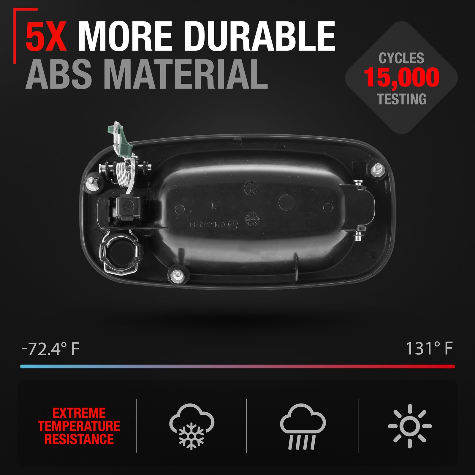 150349 Exterior Front Left Side Door Handle 1999-2007 Chevy, GMC & Cadillac