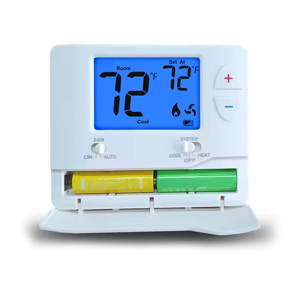 Digital Wall Electronic Non Programmable Single Thermostat 701 Heat / Cool