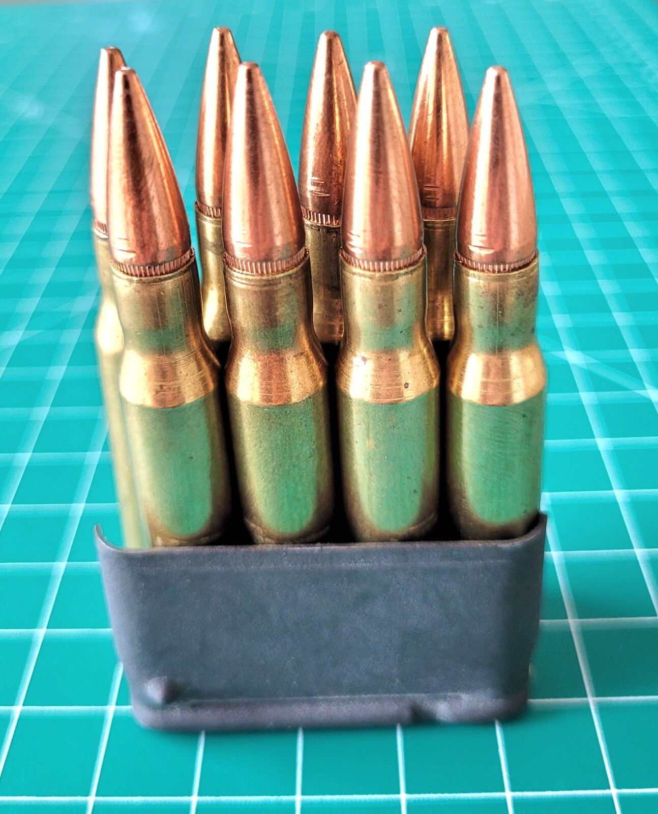 30-06 Springfield Snap Caps Set Of 8 With Garand En-Bloc/Clip Safety Training