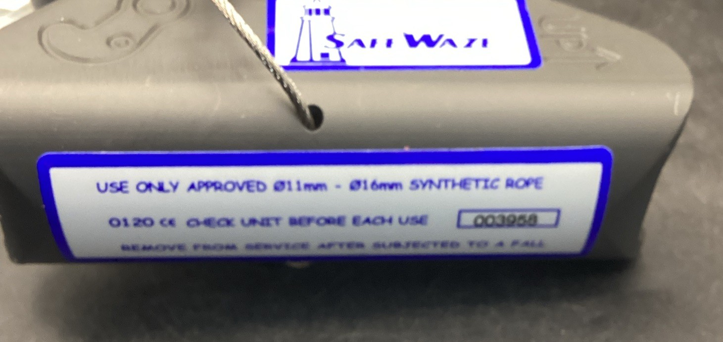 Safe Waze #0110 Large Eye 5/8 Inch Rope Grab