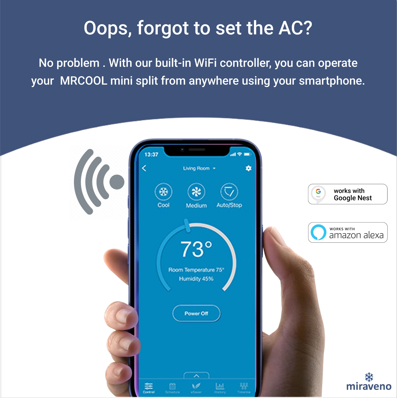 MRCOOL Mini Split Heat Pump Ductless Air Conditioner Advantage G5 24000 BTU 230V