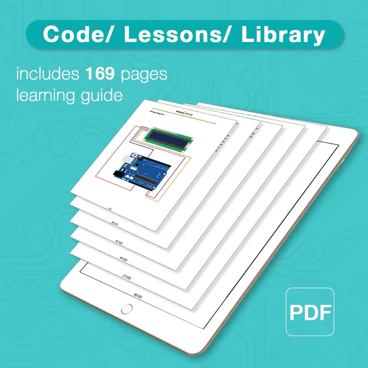 Hosyond UNO R3 Starter Kit Compatible with Arduino IDE Electronics Learning Kit