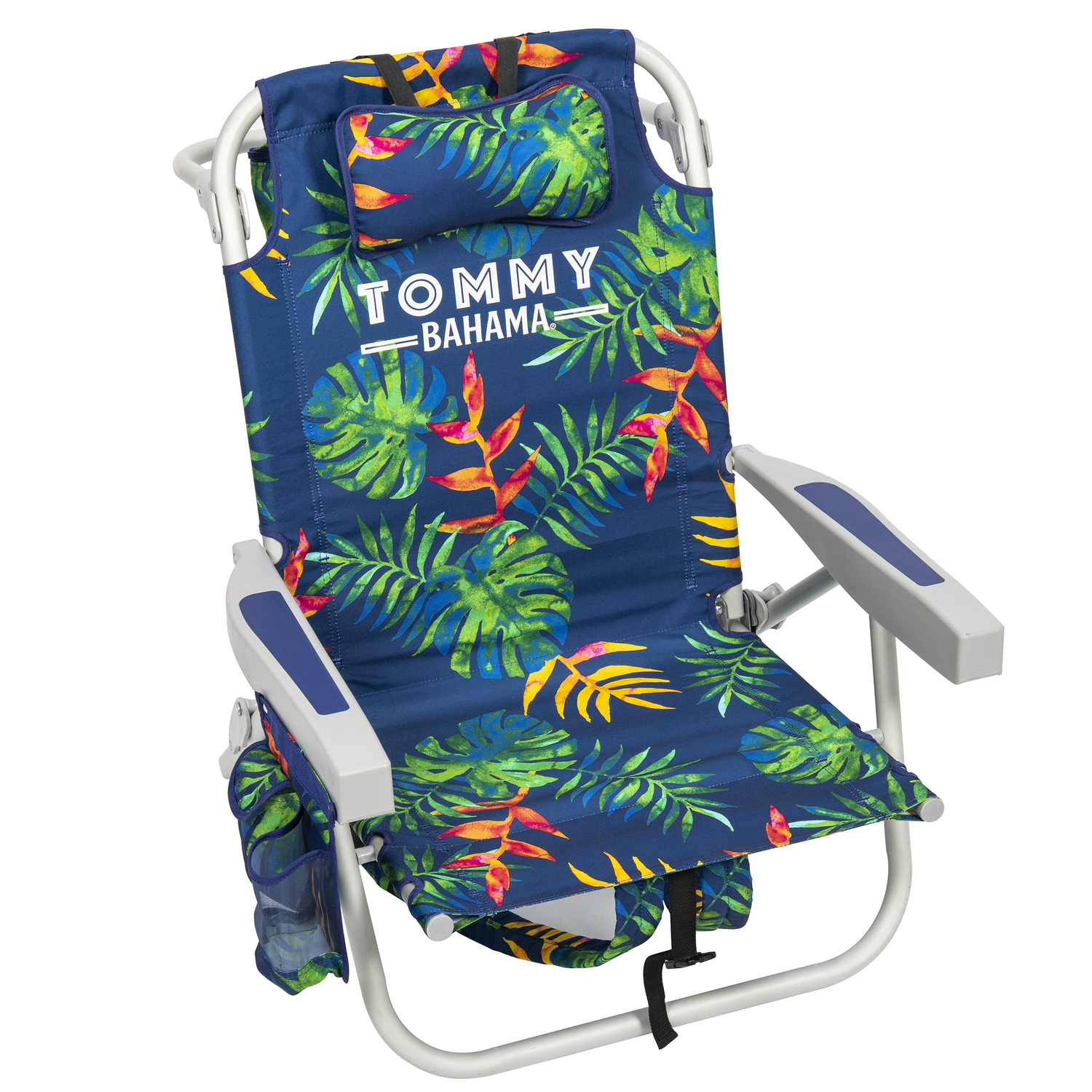 2-Pack Tommy Bahama Beach Chair Lay Flat, Reclining, Adjustable, Storage, NEW