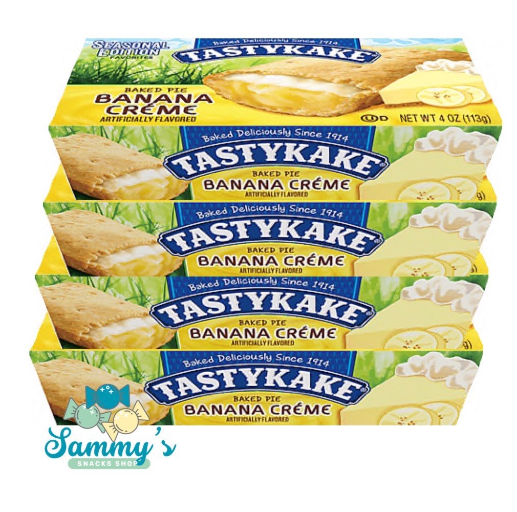 Tastykake 4 Seasonal Baked Banana Crème Pies