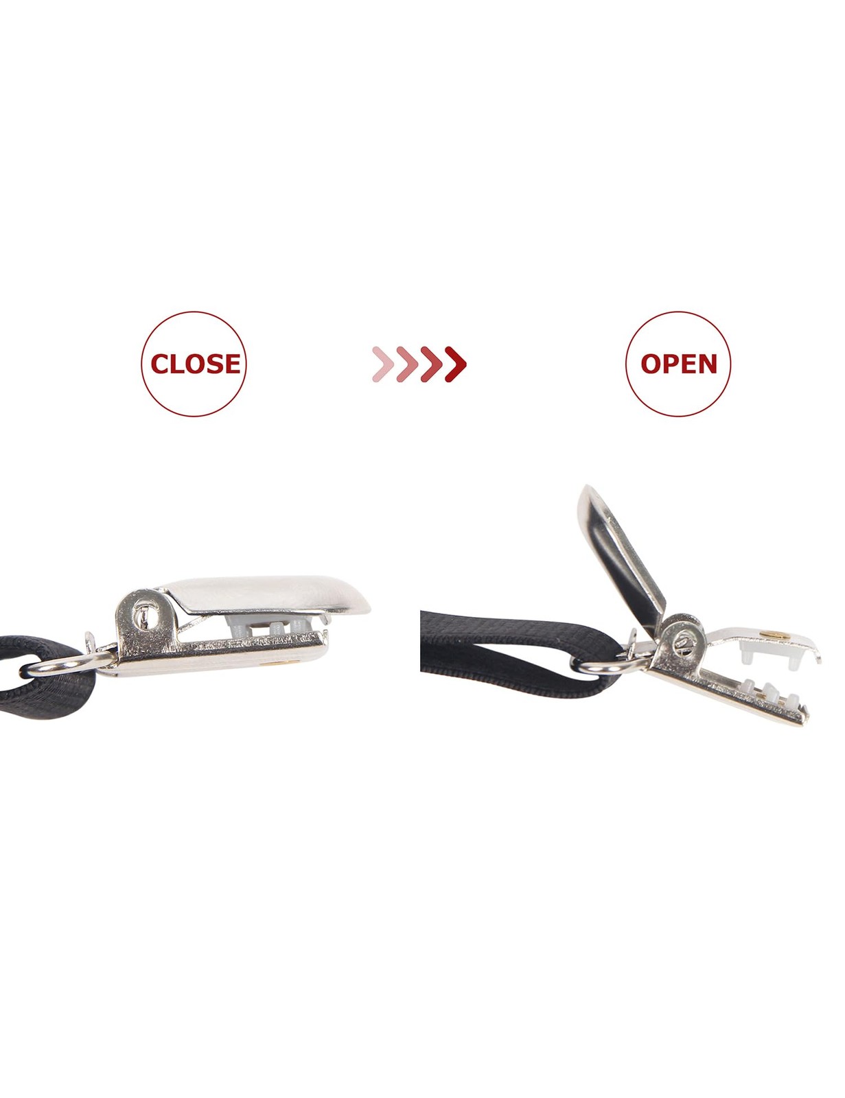 Plus Size 6-Strap Black Lace Garter Belt Sexy Mesh Suspenders Metal Clips Vin...