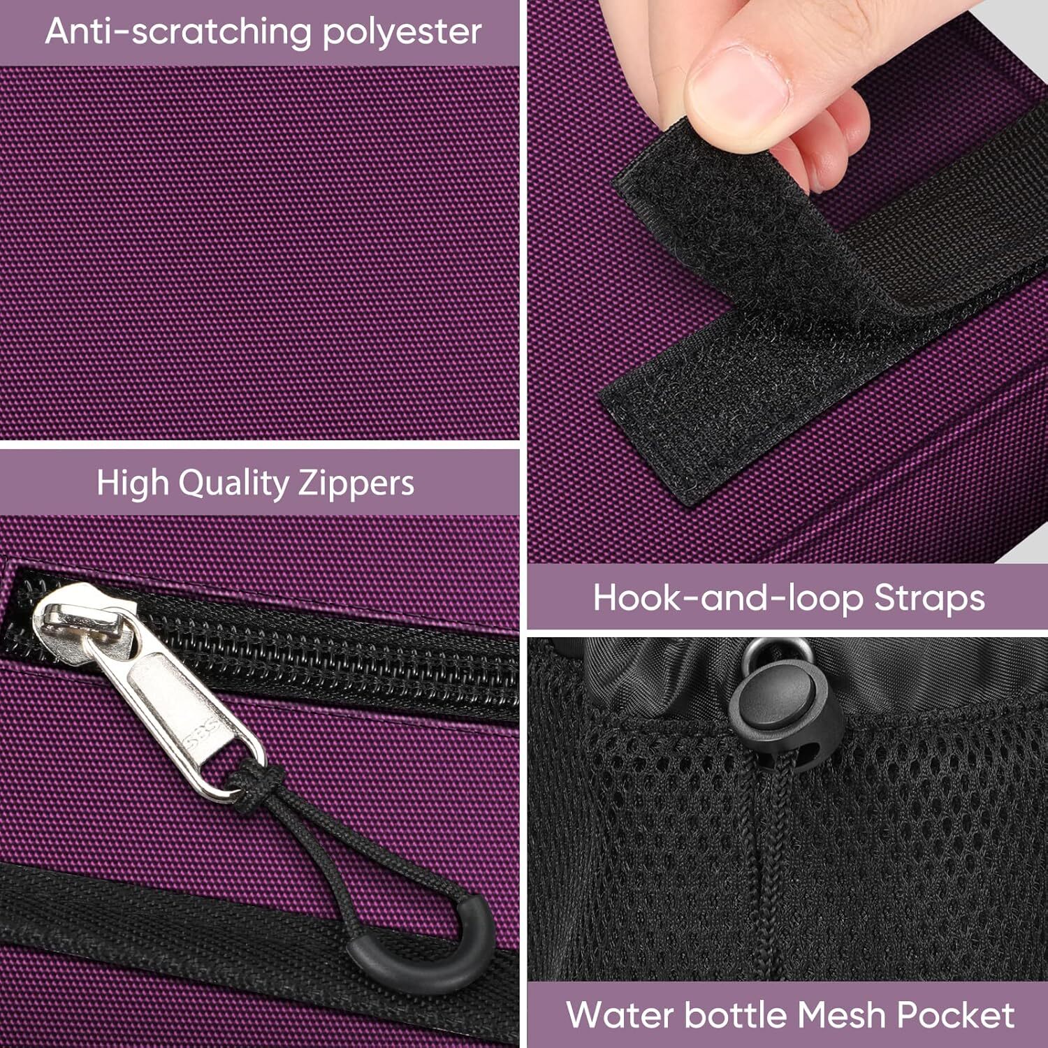 FINPAC Large Walker Tote Bag with Cup Holder Folding Walker Storage Basket Pouch