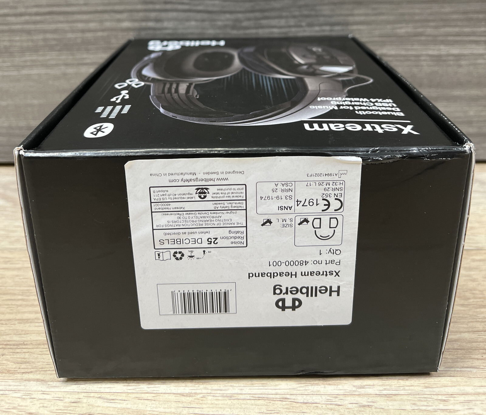 Hellberg Safety 48000-001 XStream Headband Hearing Protection[Brand New]