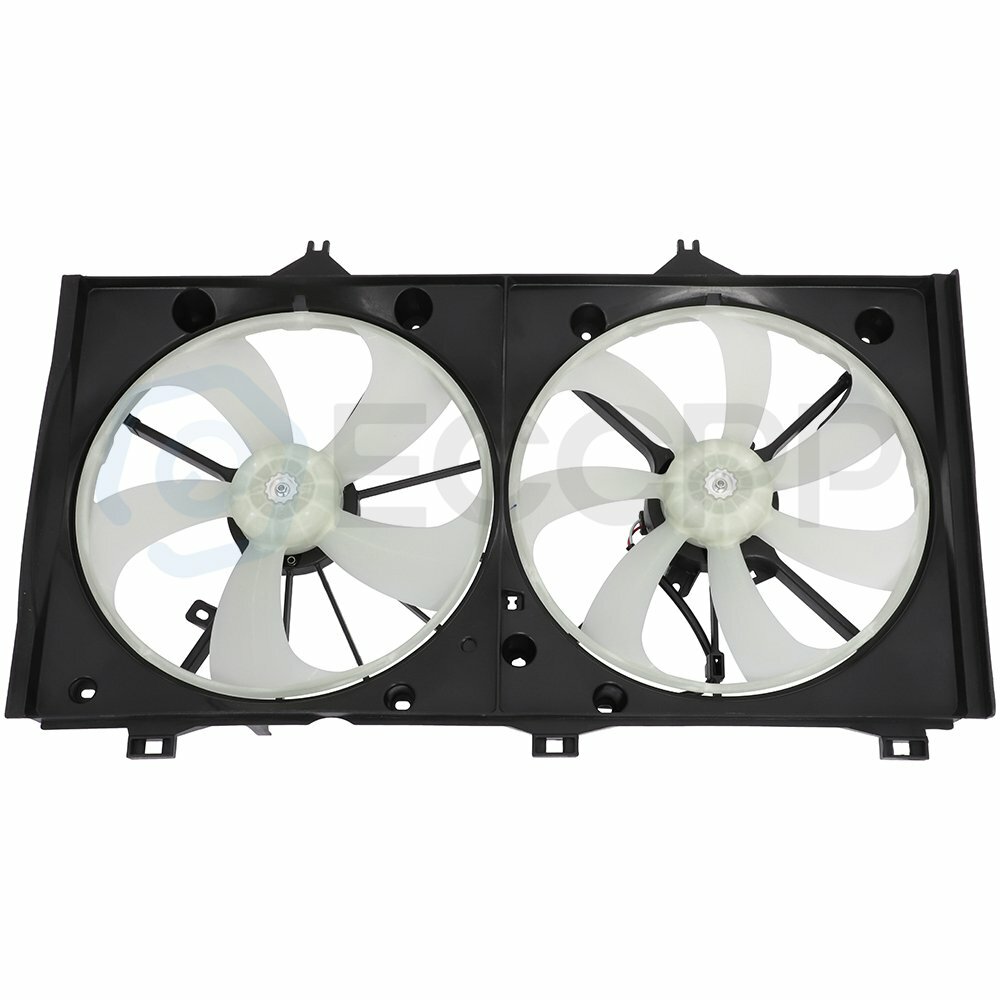Radiator Condenser Cooling Fan Assembly For 2007 2008 2009-2011 Toyota Camry