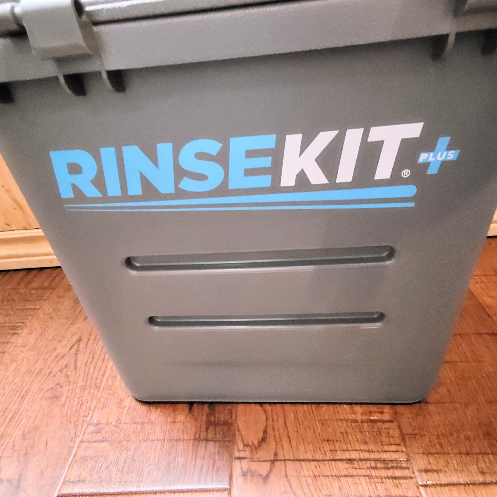 Rinsekit Plus Pressurized 2 Gallon Outdoor Portable Shower Beach RV Camping
