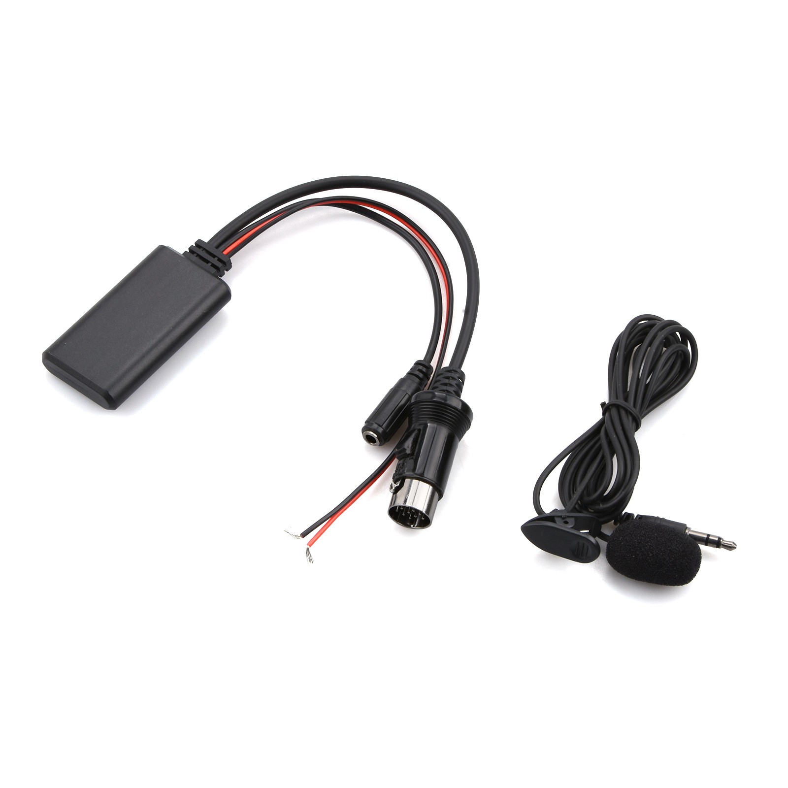 Audio Music AUX Cable+Microphone For Kenwood 13 Pin CD Stereo Bluetooth Connect