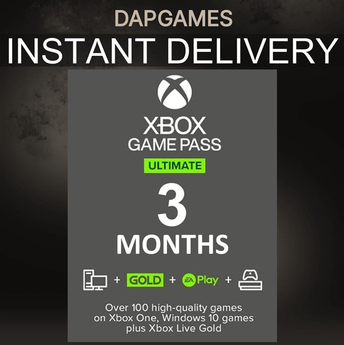 3 Months Xbox Game Pass Ultimate Membership