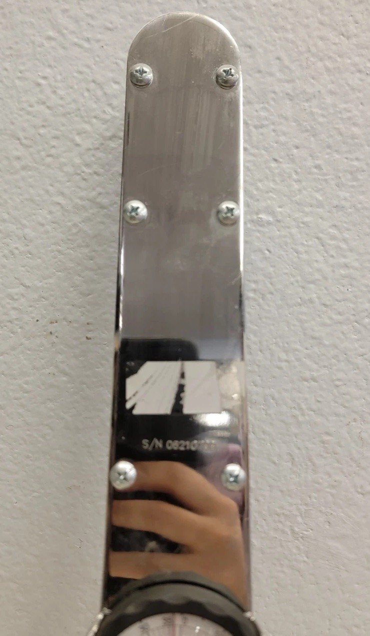 Proto J6125F Dial Torque Wrench Range 0-250 FT. LB. 1/2" Drive USED Once