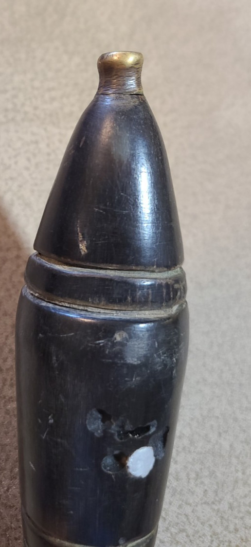 Vintage Scorpion Blade Antique Mexican Knife With Bull Horn Handle Circa 1890's