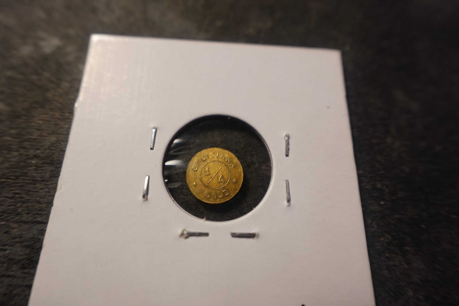 1904 1/4 Gold Louisiana Purchase Exposition Coin AU Almost uncirculated PSC