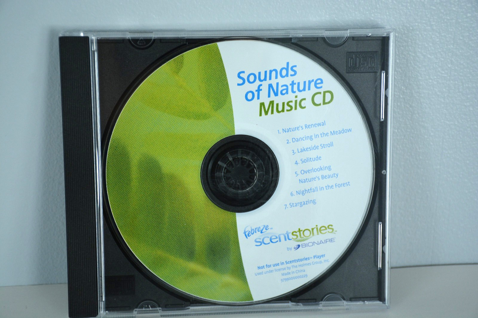 Febreze Scentstories Relaxing Sounds of Nature Music CD P&G Procter & Gamble NEW