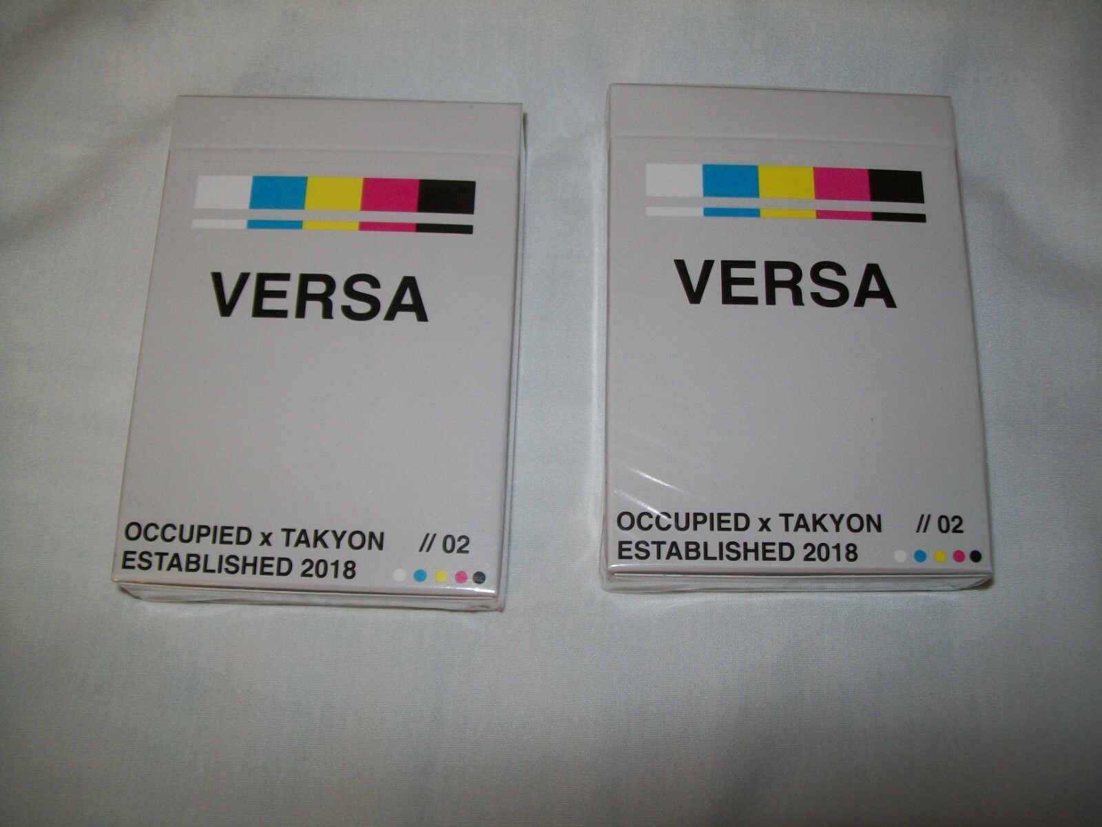 Lot of 2 VERSA Occupied x Takyon Brand New In Plastic Playing Cards Full Deck