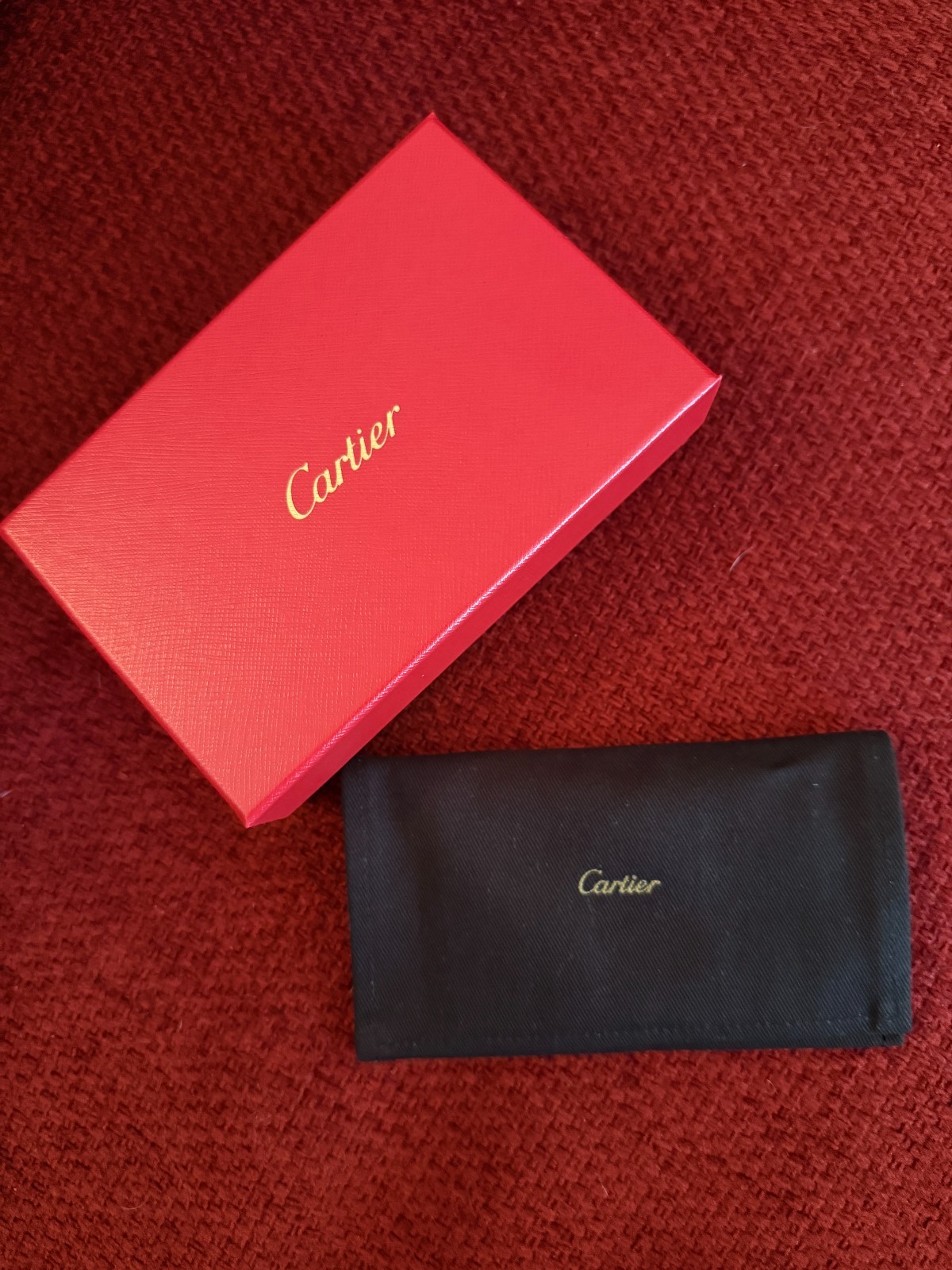 Cartier Cardholder Wallet Black Leather | NEW |Collectible Promotional AD Gift