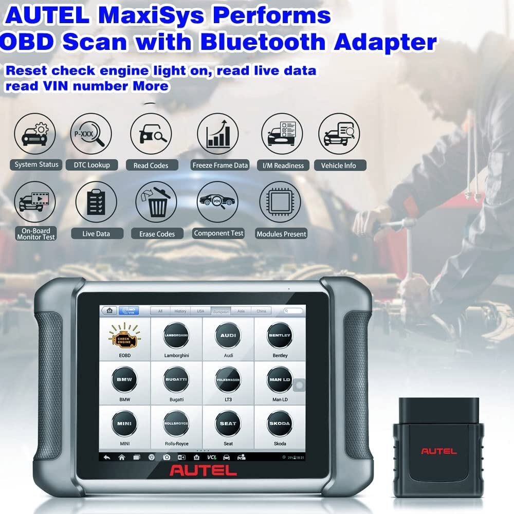 Autel MaxiVCI Mini VCI Tool Fit in MaxiPRO MP808TS MaxiCOM MK808TS MK808BT
