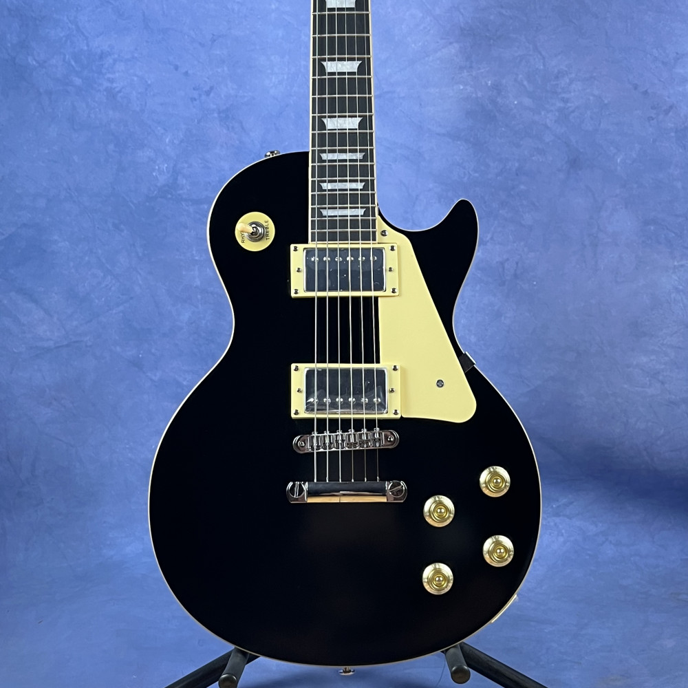 Matte Black Standard Electric Guitar ABR bridge chrome hardware free shipping