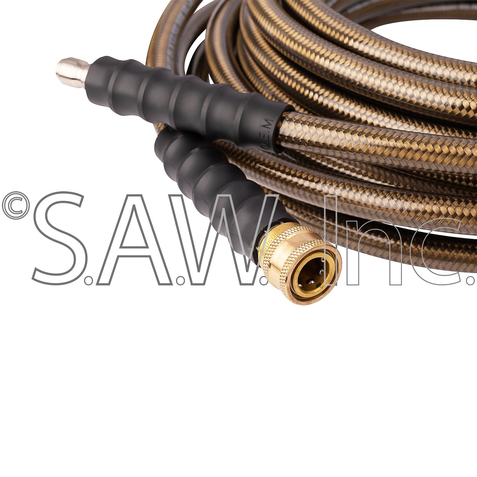 80428 Simpson 50 ft Monster Hose 3/8" NPT Male and Female Quick Connection