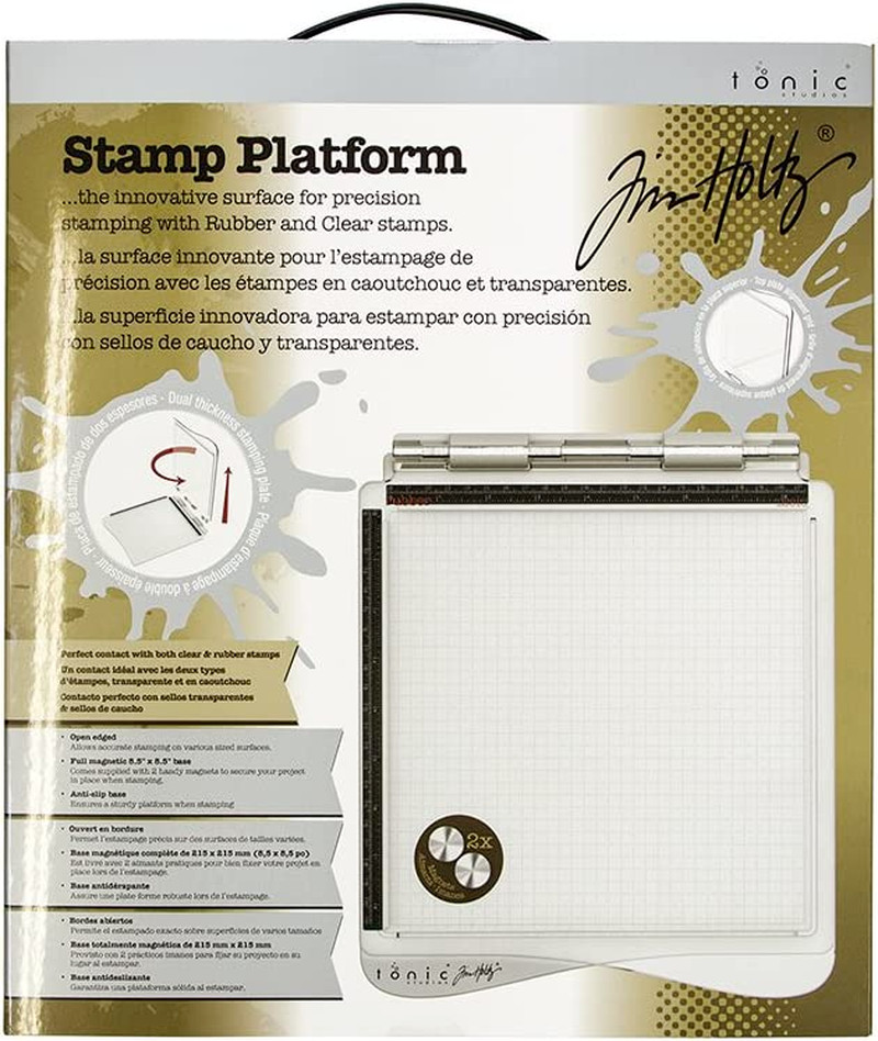 Tim Holtz FULL SIZE  Stamp Platform New with  FREE Full size Neoprene Sleeve