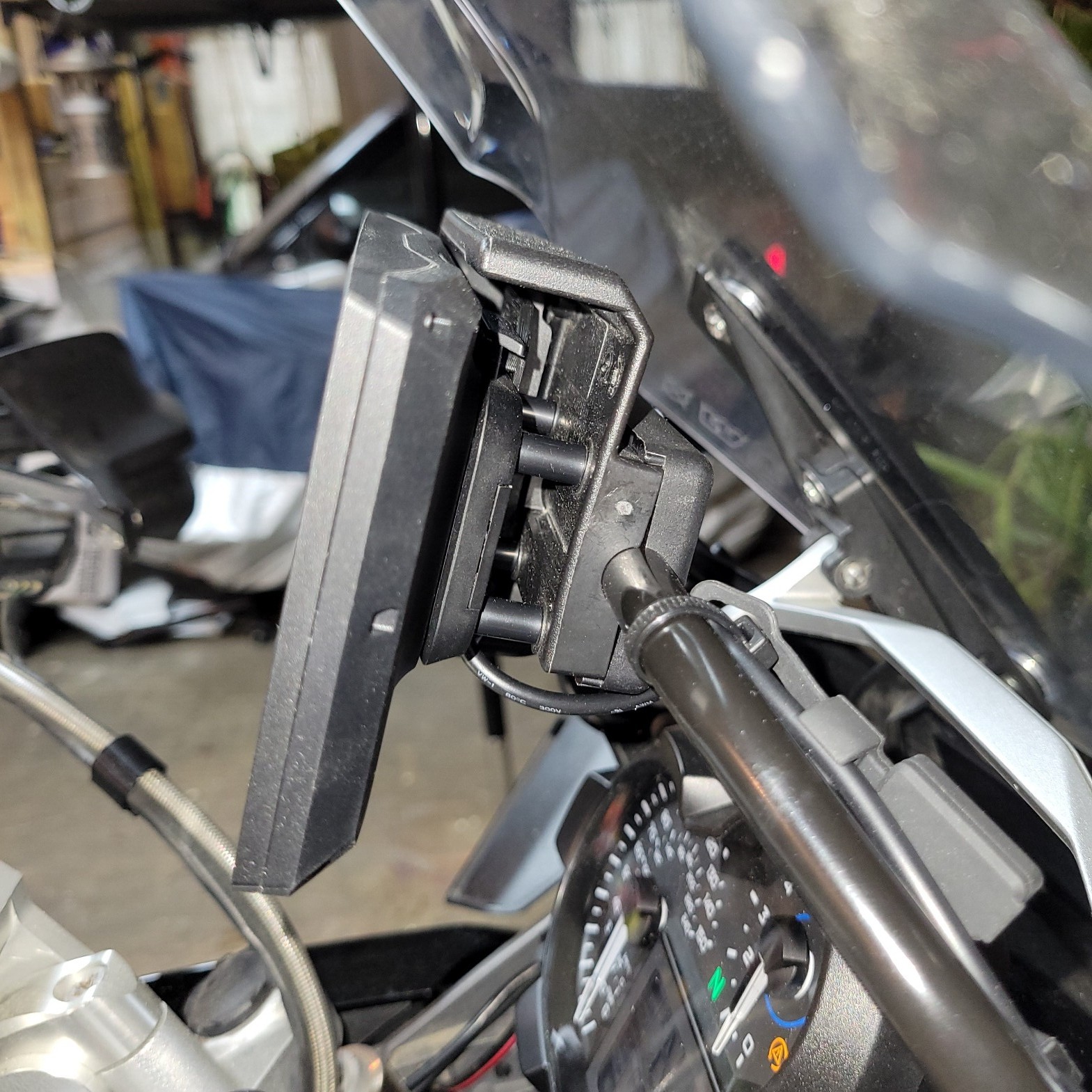 Garmin Zumo XT or XT2 Adapter for BMW NAV locking GPS Mount--- MADE in the USA--