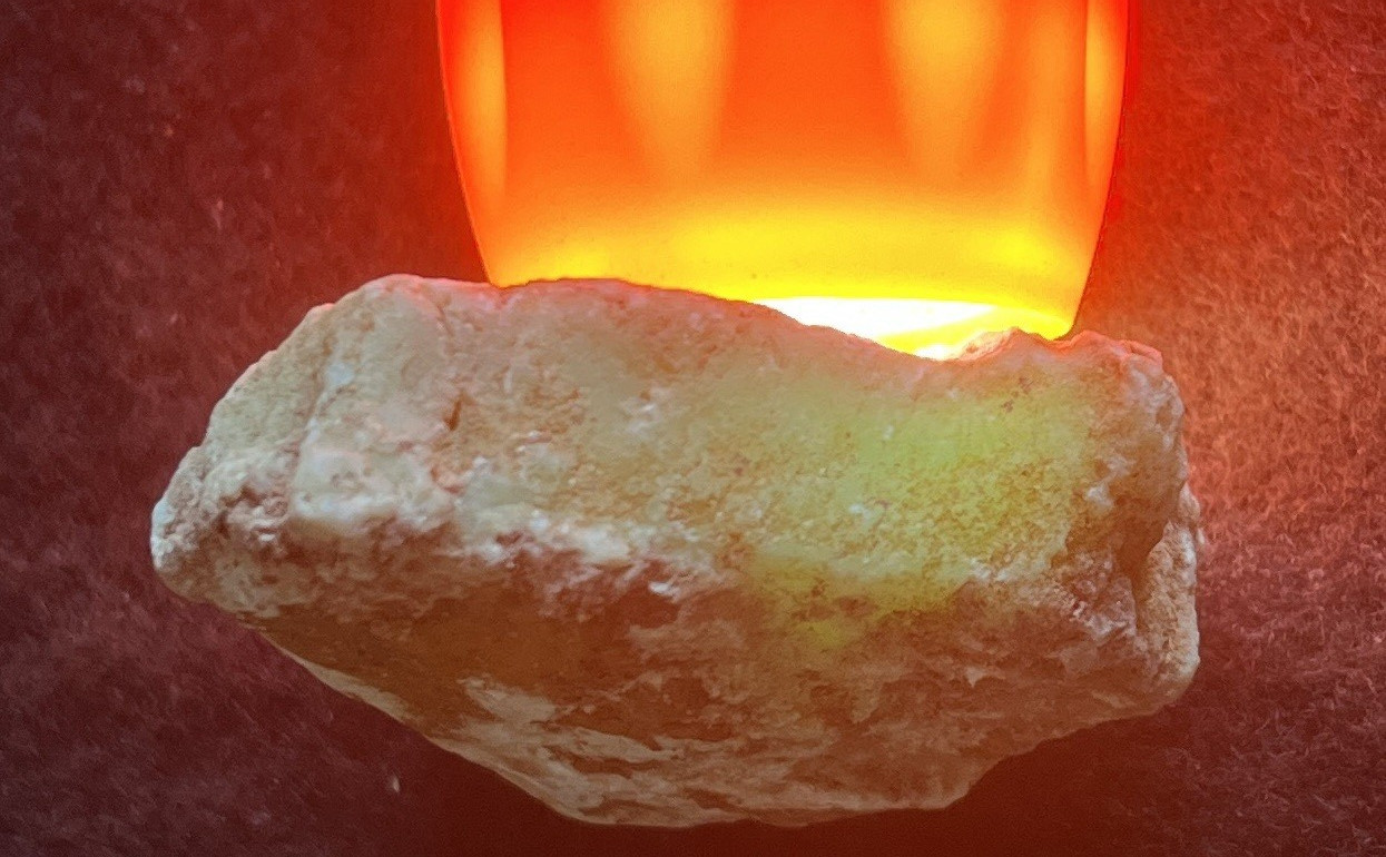 1 Tanzania Chrysoprase Rough Chunk 41grams 41x41x18mm 1.6x1.6x.7"