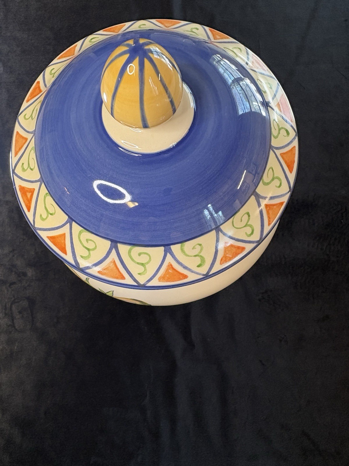 Pfaltzgraff Villa della Luna Della LUNA Ceramic Canister Jar