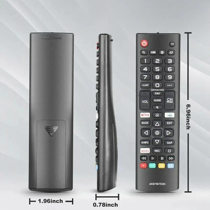 LOT New AKB75675304 TV Remote Control Replacement For All LG Smart TV LCD LED 4K